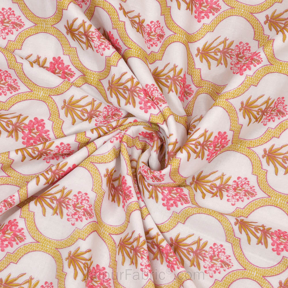 Jaal Darbar Pink Single Bed Dohar Blanket